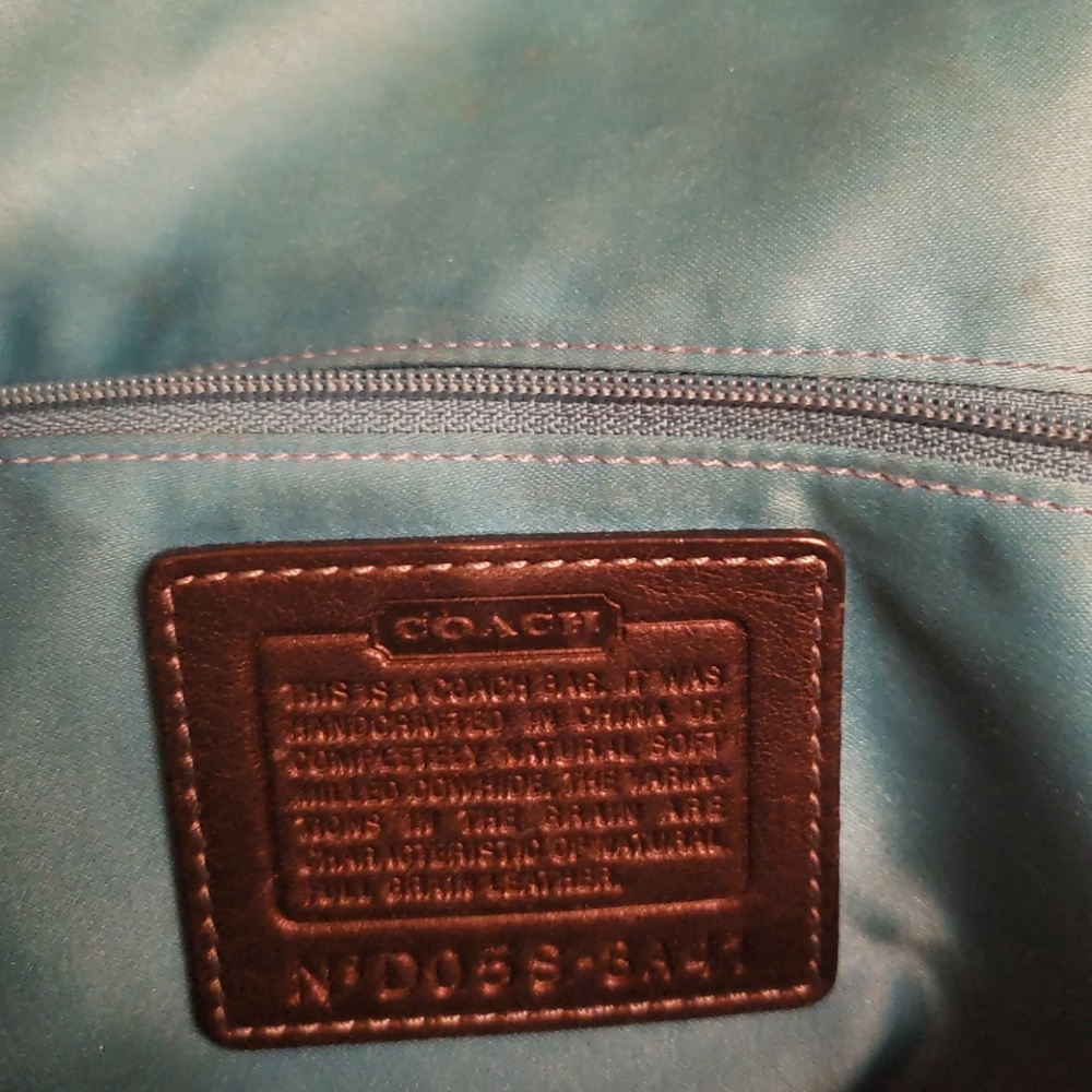 Coach Black Leather Handbag - Picture 4 of 5